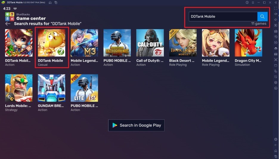 Играем в DDTank Mobile на ПК вместе с BlueStacks