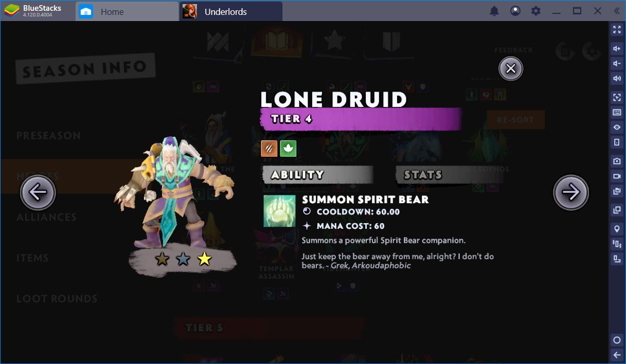 Dota Underlords – Savages and Druids that Rock the Early Game