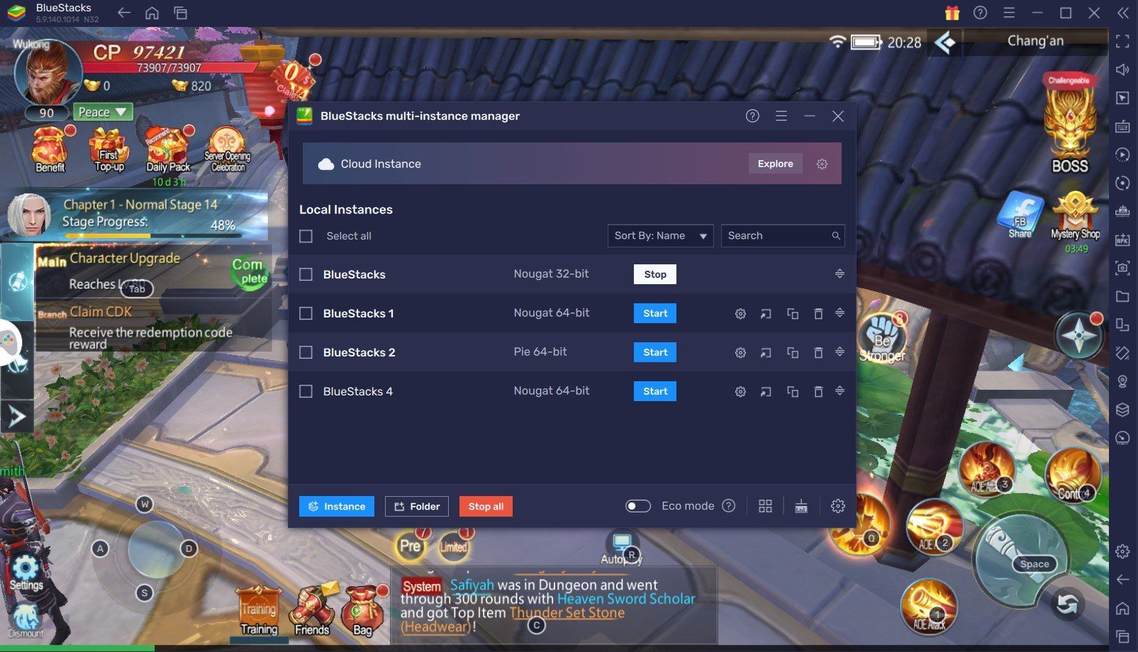 Les Outils de BlueStacks pour Gagner du Temps et de L’efficacité dans Divine W: Perfect Wonderland