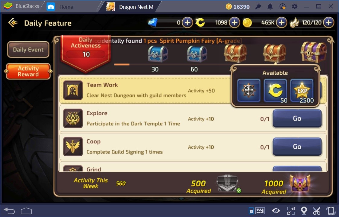 Dragon Nest M Start and Leveling Guide