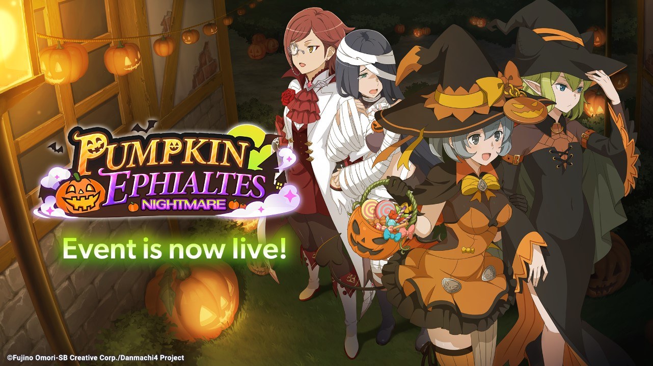 DanMachi BATTLE CHRONICLE – Halloween Themed Pumpkin Ephialtes Event Goes Live