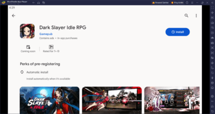 วิธีเล่นเกม Dark Slayer Idle RPG บนพีซีด้วย BlueStacks