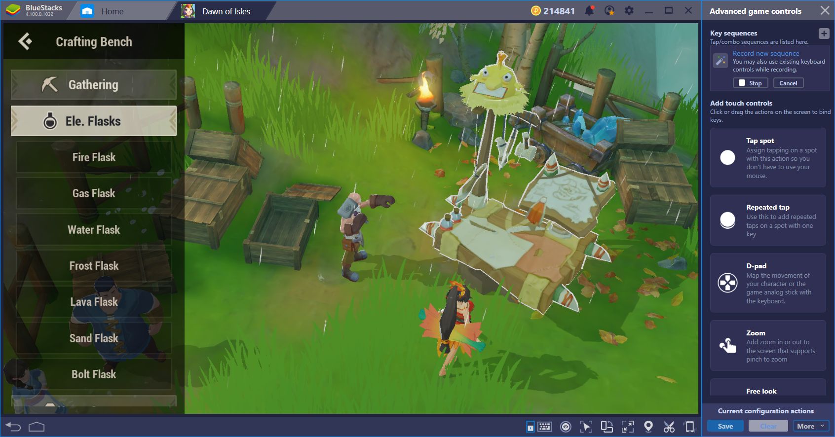 Fight, Craft, and Save the World in Dawn of Isles With BlueStacks
