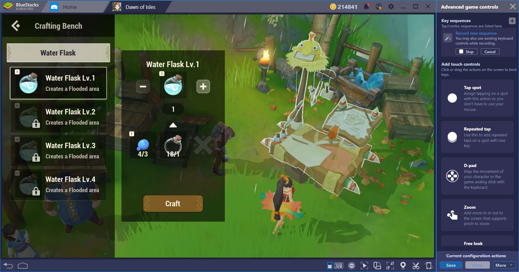 Fight, Craft, and Save the World in Dawn of Isles With BlueStacks