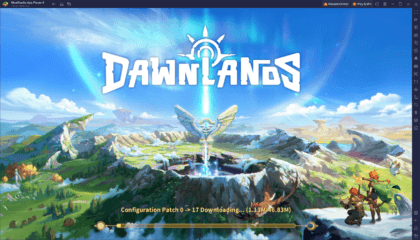 블루스택으로 PC에서 Dawnlands 플레이