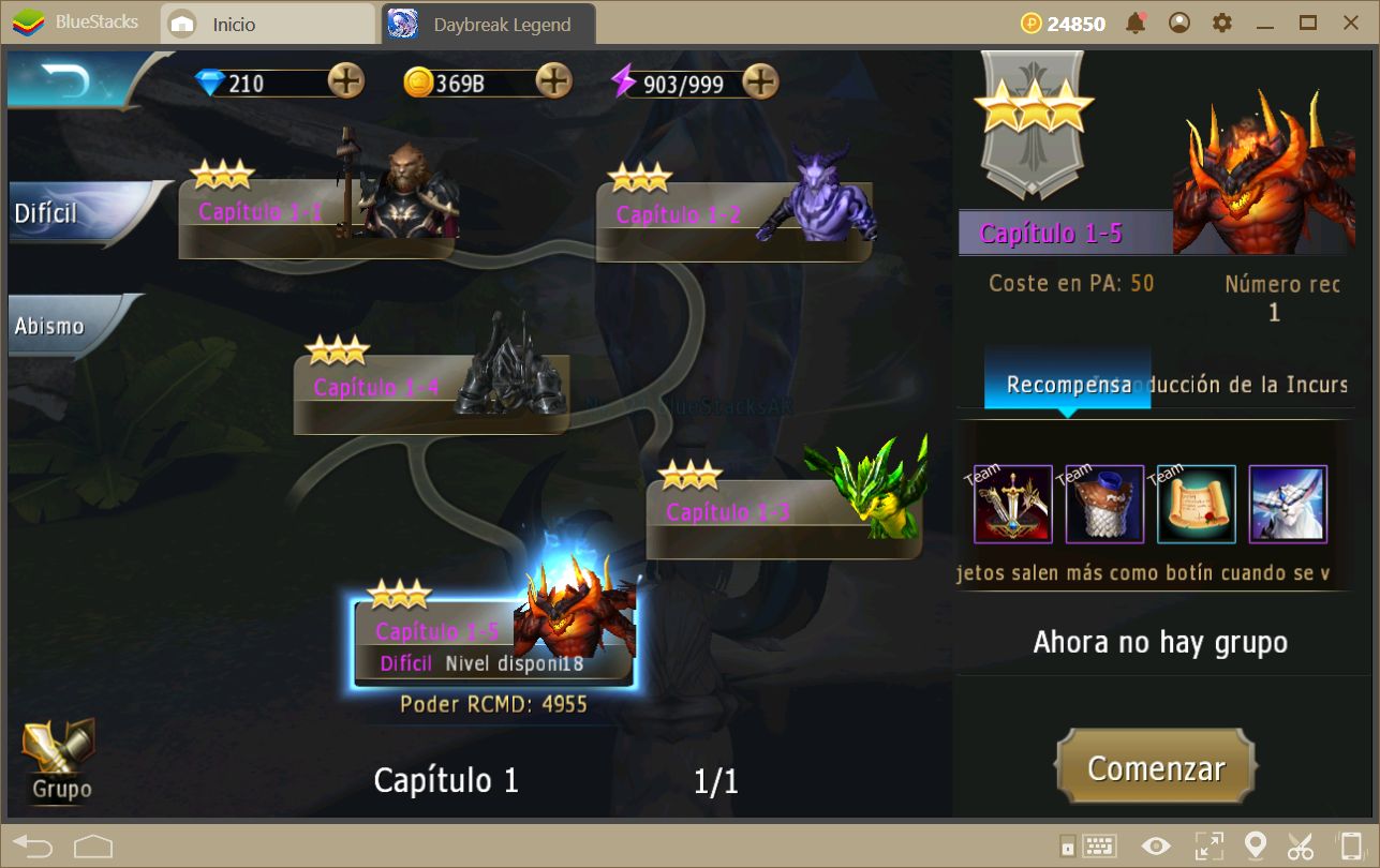 Cómo Progresar Rápidamente en Daybreak Legends