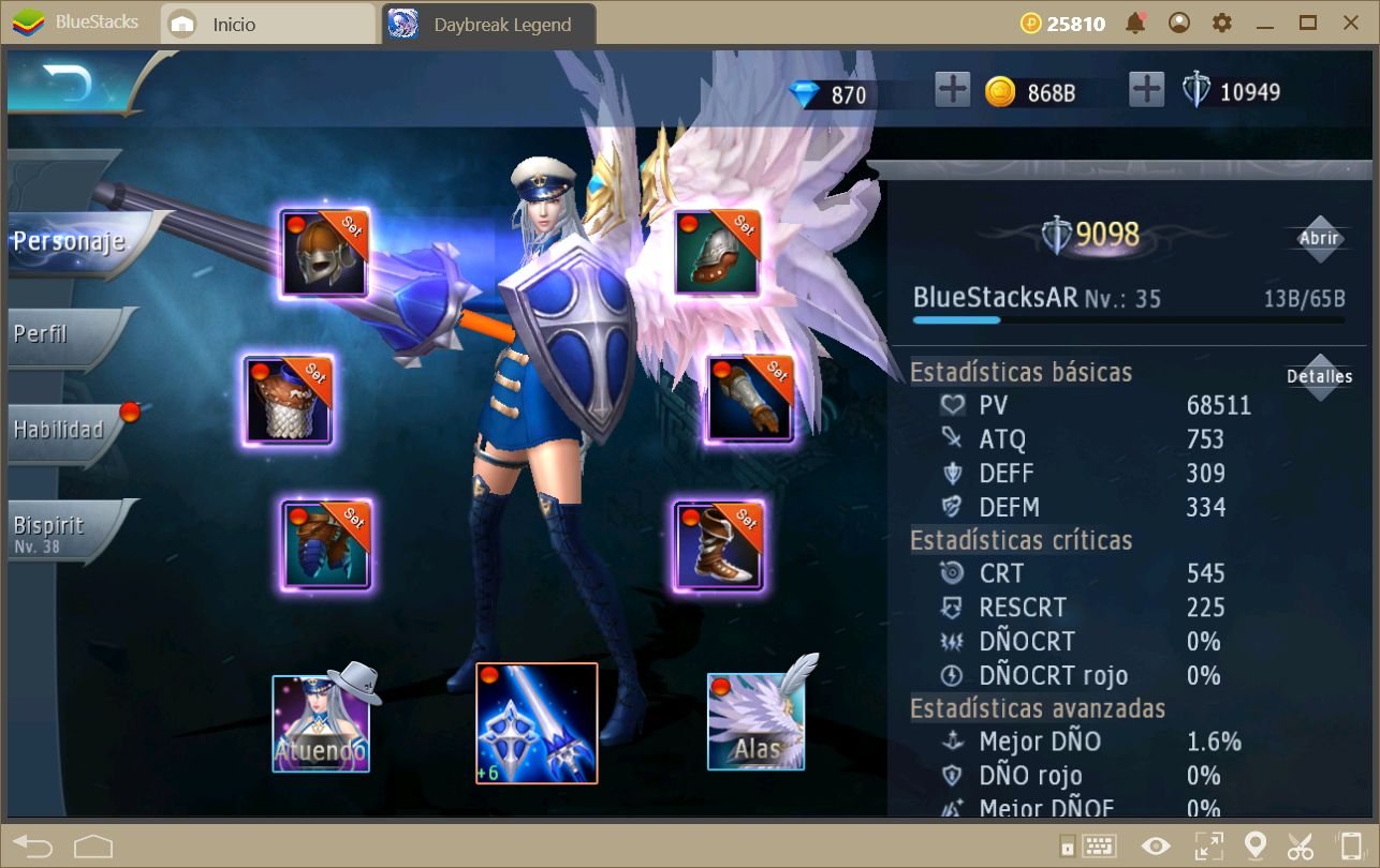 Las Alas y Monturas en Daybreak Legends