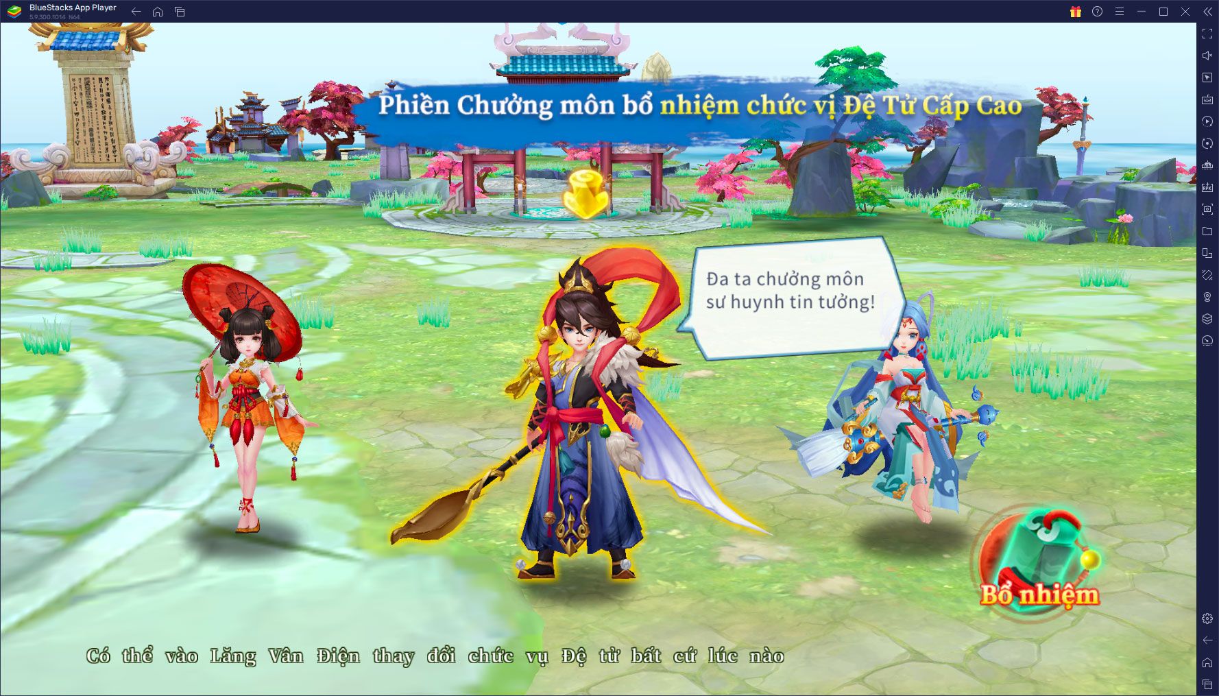 Chơi Đệ Nhất Đại Chưởng Môn trên PC với BlueStacks