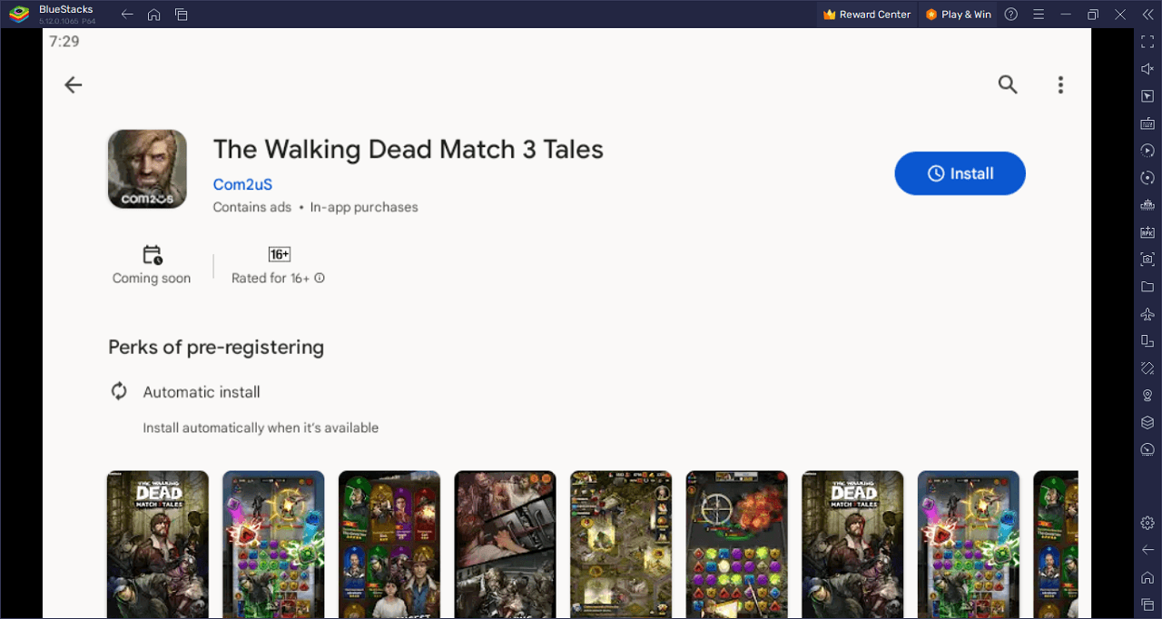 Comment jouer à The Walking Dead Match 3 Tales sur PC avec BlueStacks