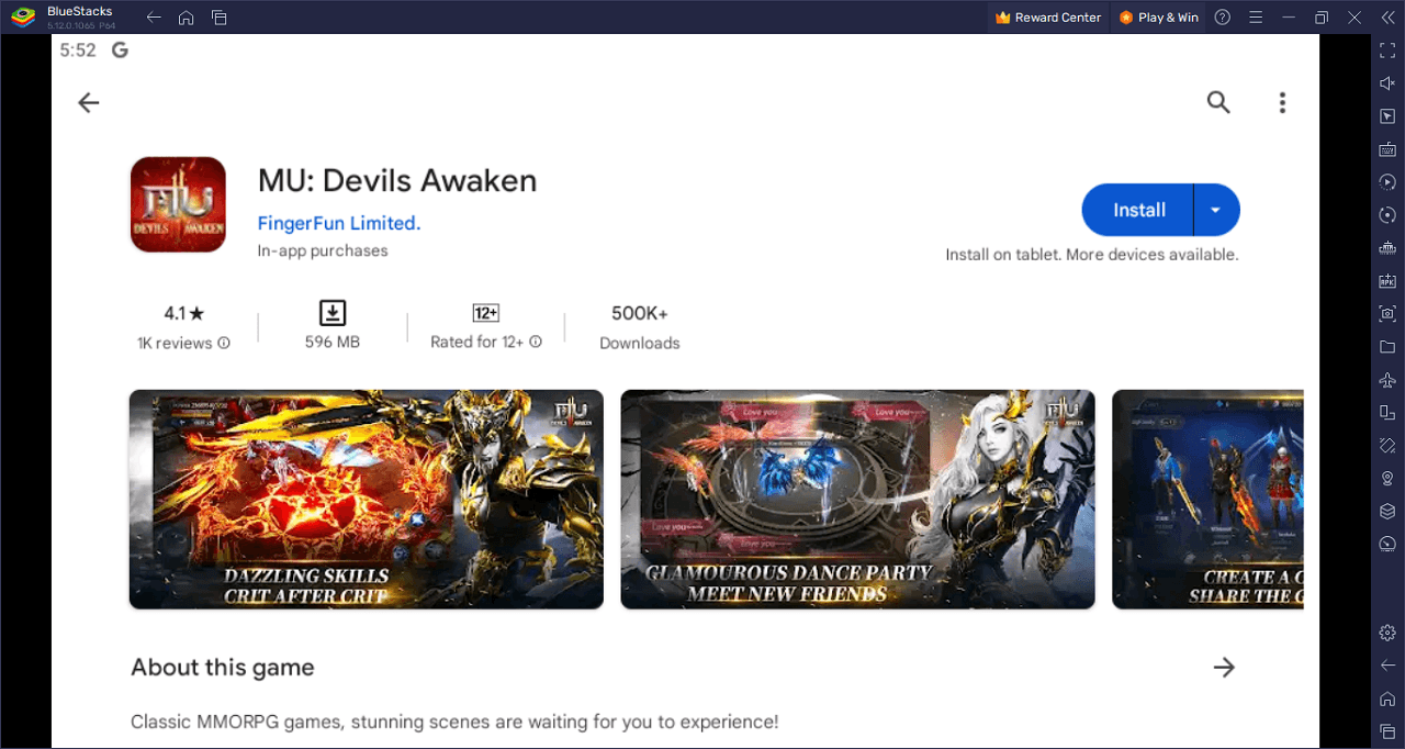 How to Play MU: Devils Awaken on PC with BlueStacks