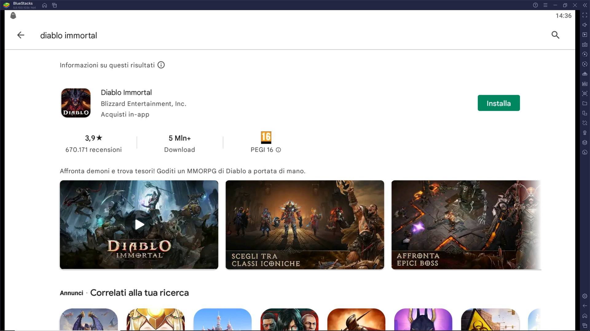 Gioca Diablo Immortal su PC con BlueStacks