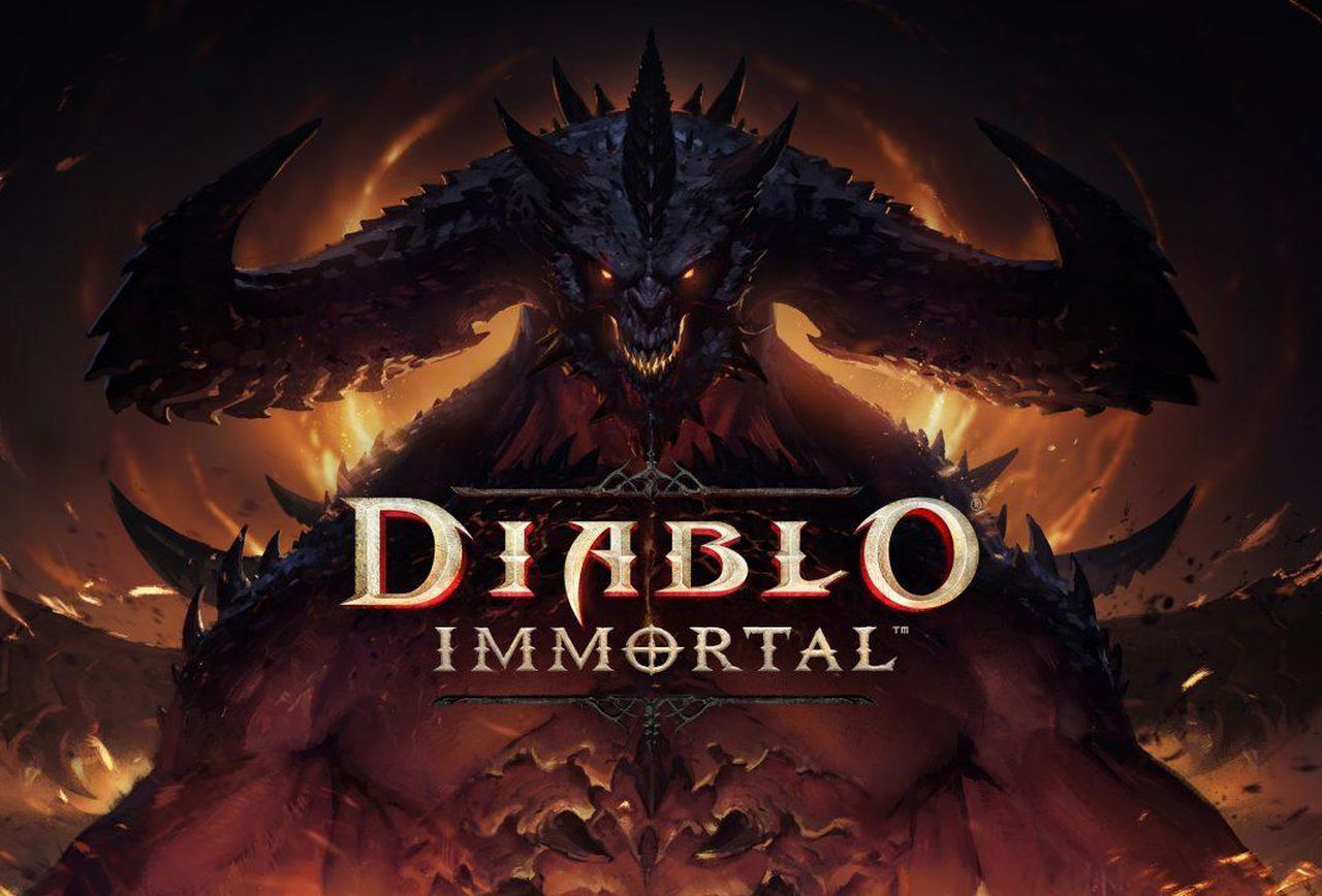 Download Diablo Immortal Logo Wallpaper | Wallpapers.com