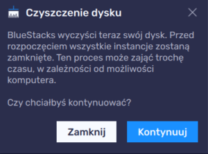 Aktualizacja BlueStacks 5.6 -Narzędzie do Szybkiego Czyszcze nia Dysku