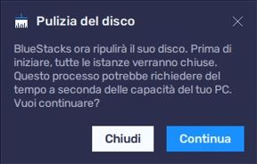 Il nuovo strumento di Pulizia Disco di BlueStacks 5.6 - Libera spazio e velocizza le prestazioni