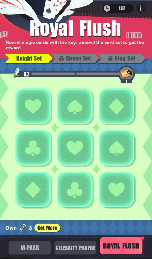 Dislyte Patch 3.1.5 Tiye RateUp Banner, Battlegrounds, Royal Flush