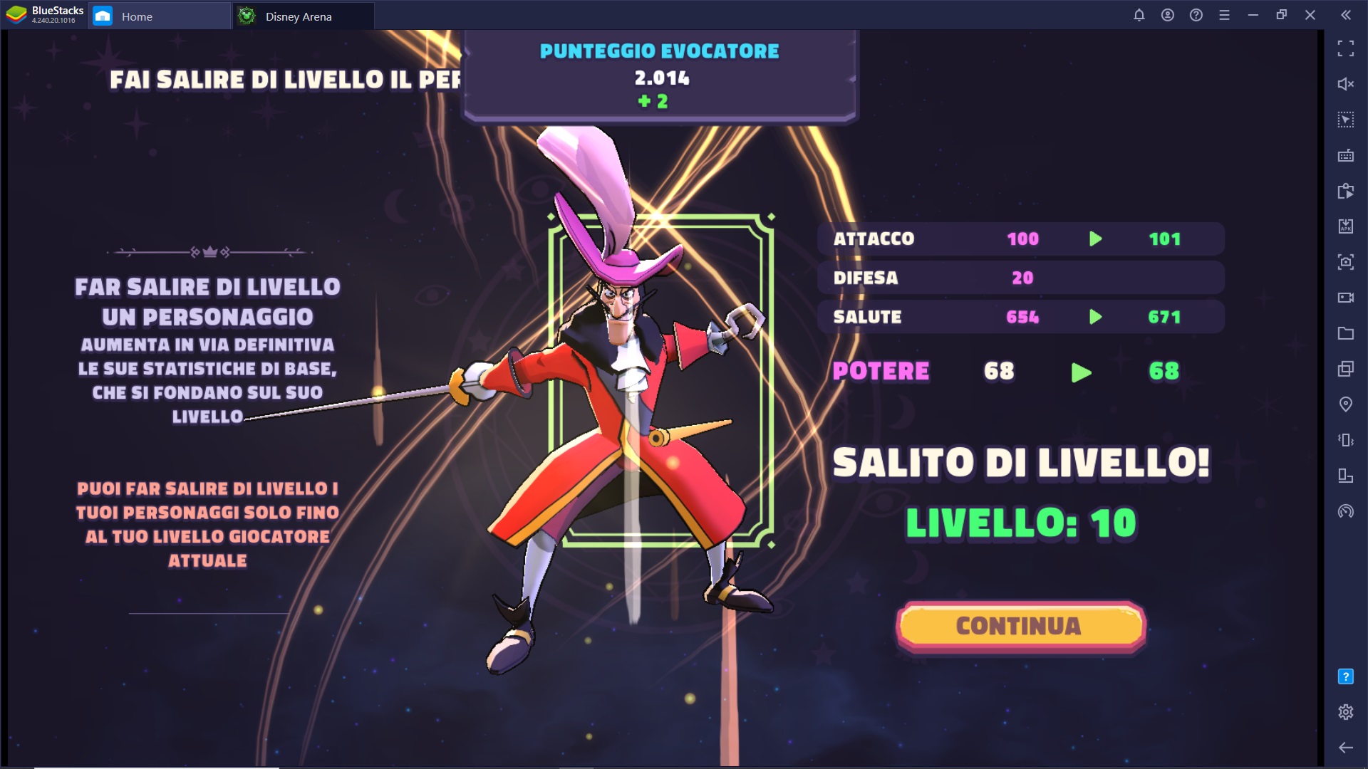 Come potenziare i personaggi in Disney Sorcerer's Arena