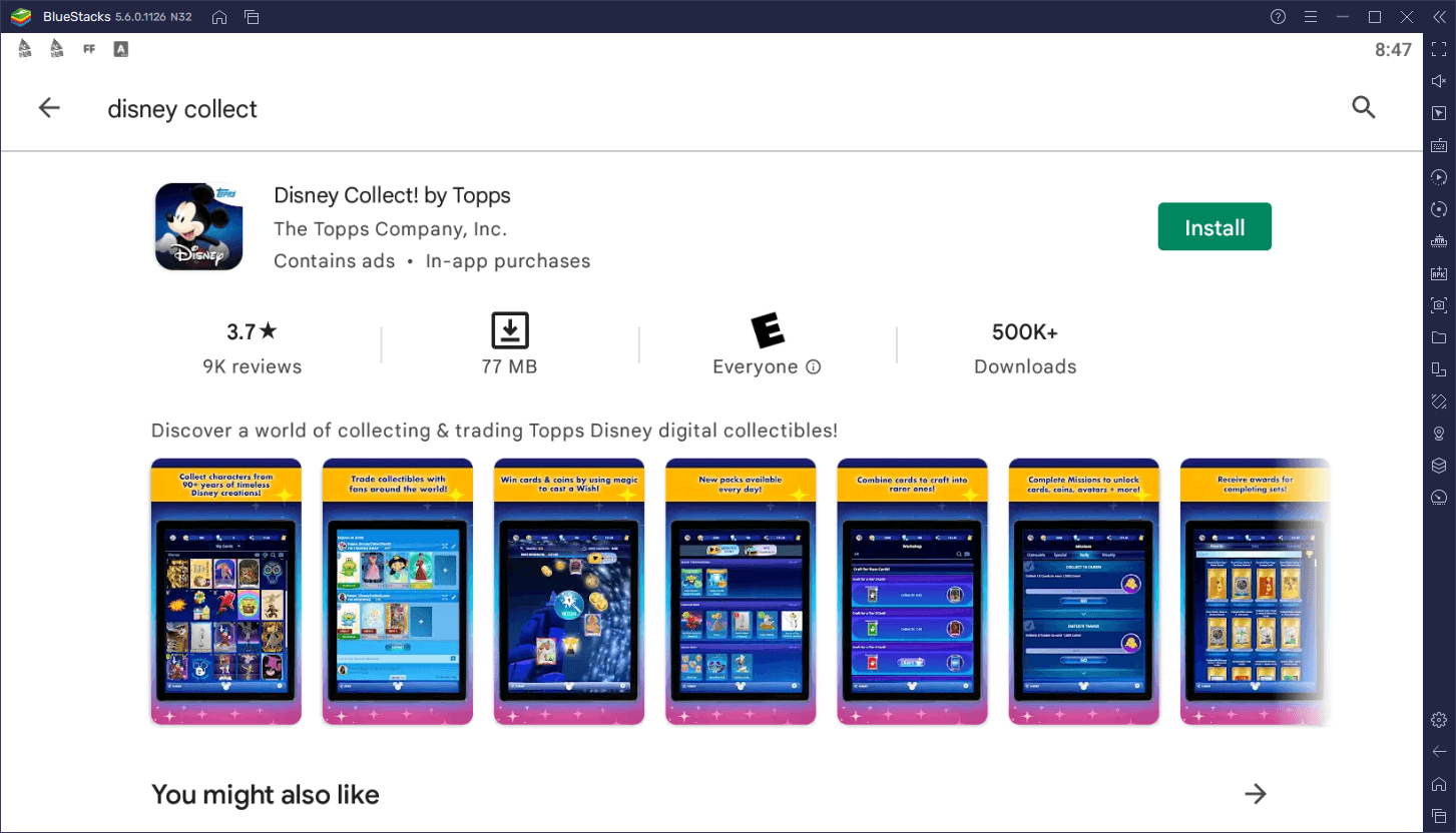 How to Play Disney Collect! by Topps on PC With BlueStacks