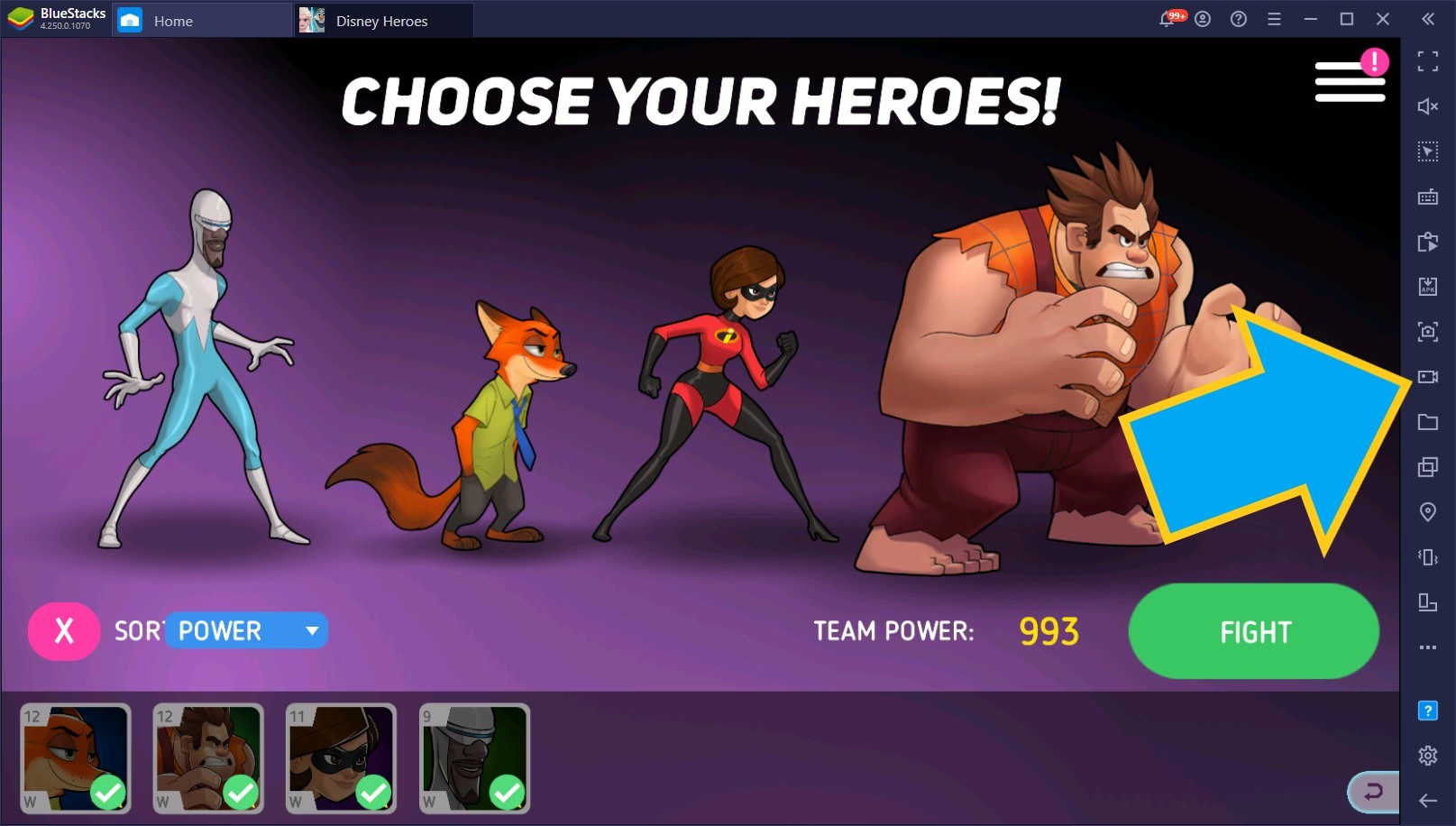 Disney Heroes: Battle Mode on PC - Play on BlueStacks and Get Access to Exclusive Tools and Features