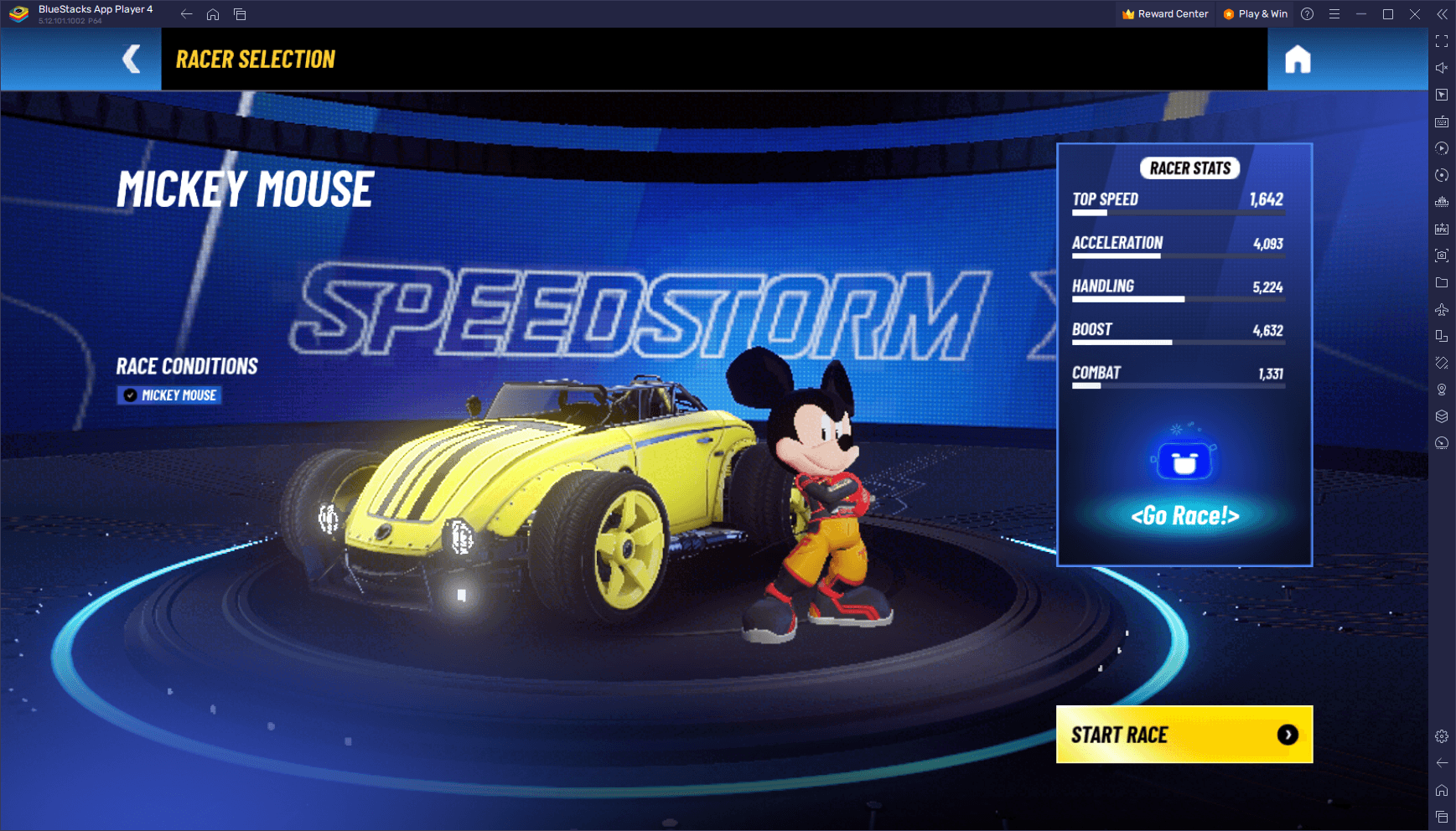 Программный запуск Disney Speedstorm Live: как играть на ПК и из любого региона с помощью BlueStacks