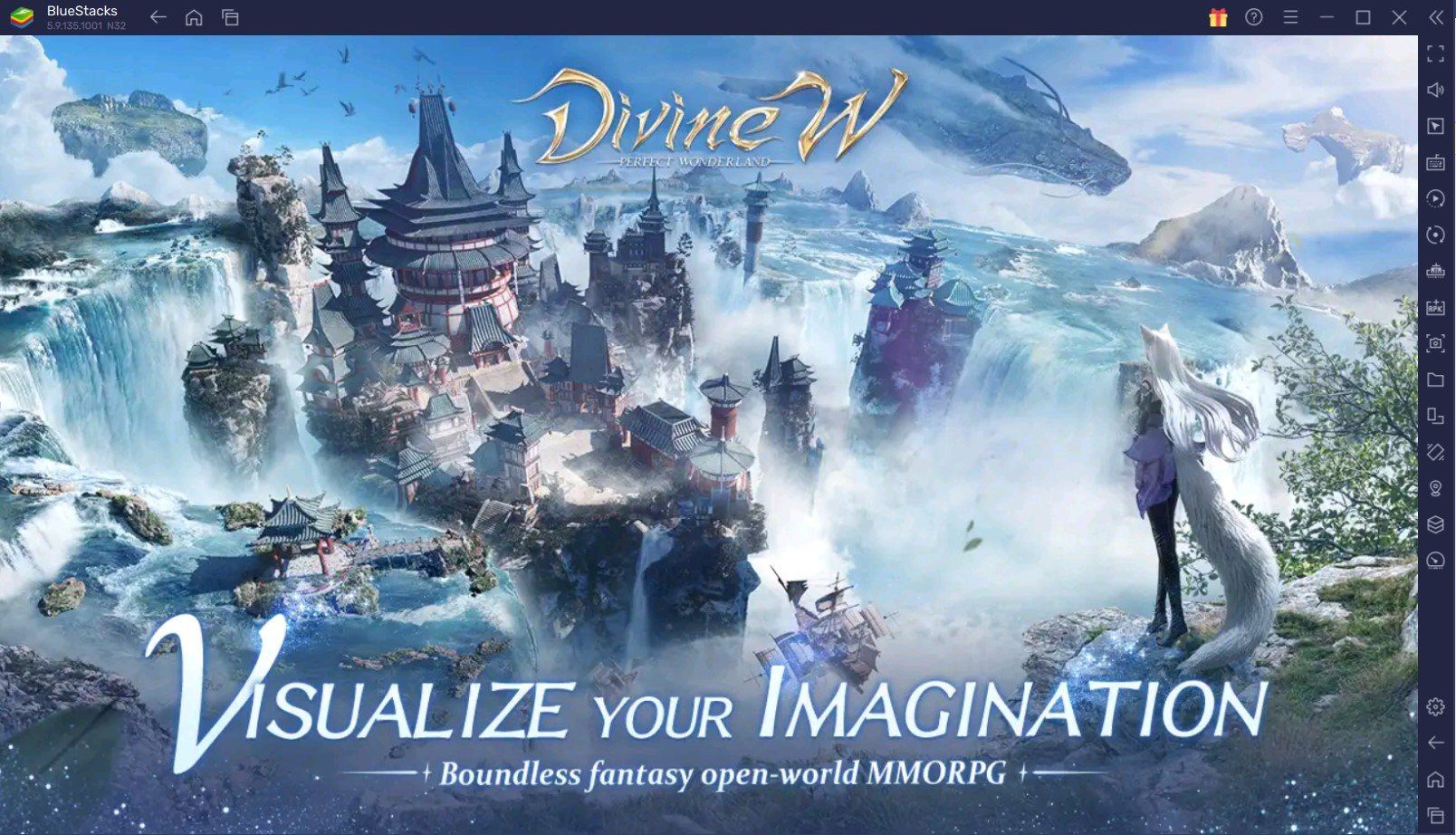 Cara Menginstal dan Memainkan Divine W: Perfect Wonderland di PC dengan BlueStacks