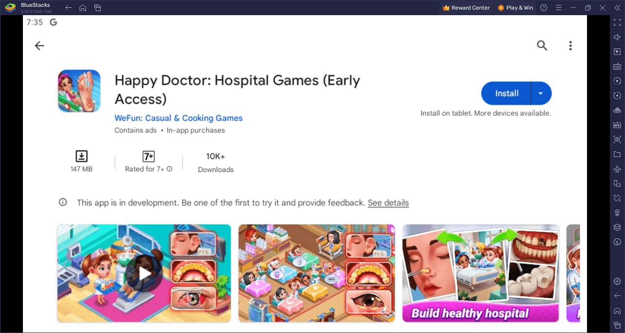 How to Play Happy Doctor: Hospital Games on PC With BlueStacks