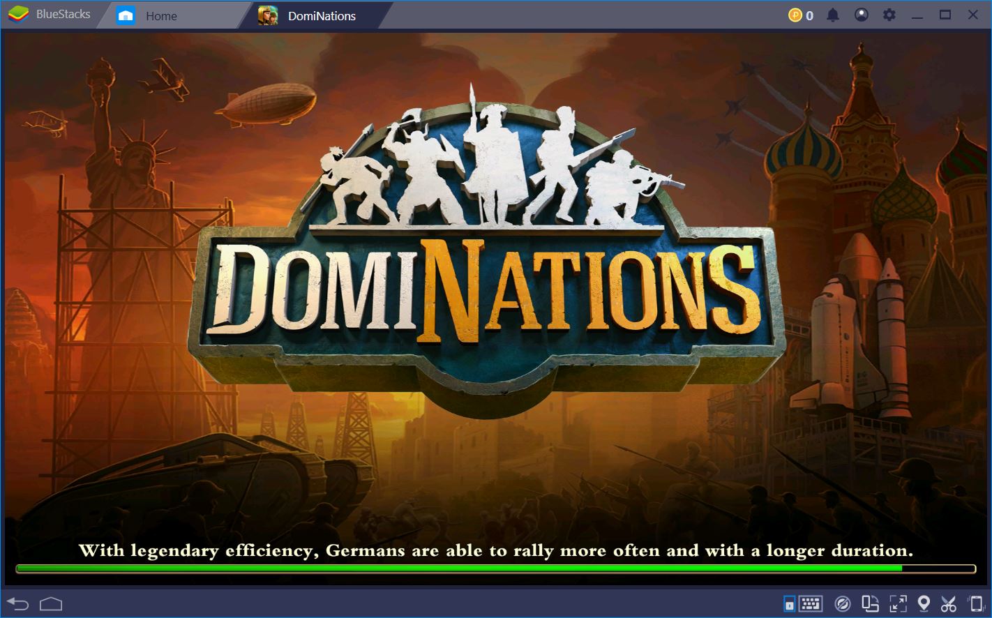 As melhores nações em DomiNations