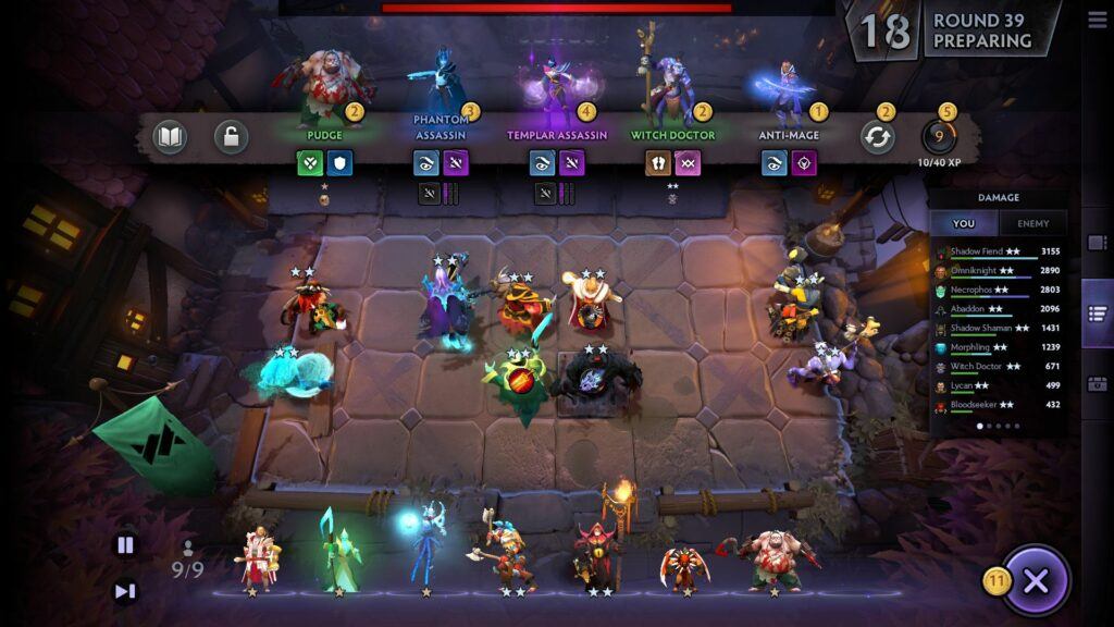 dota underlords character list