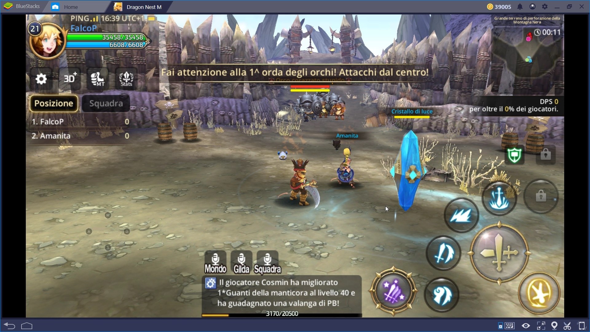 Dragon Nest M: Combattere nel PvE e PvP