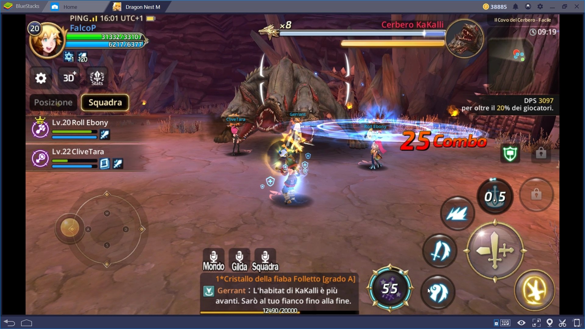 Dragon Nest M: Combattere nel PvE e PvP