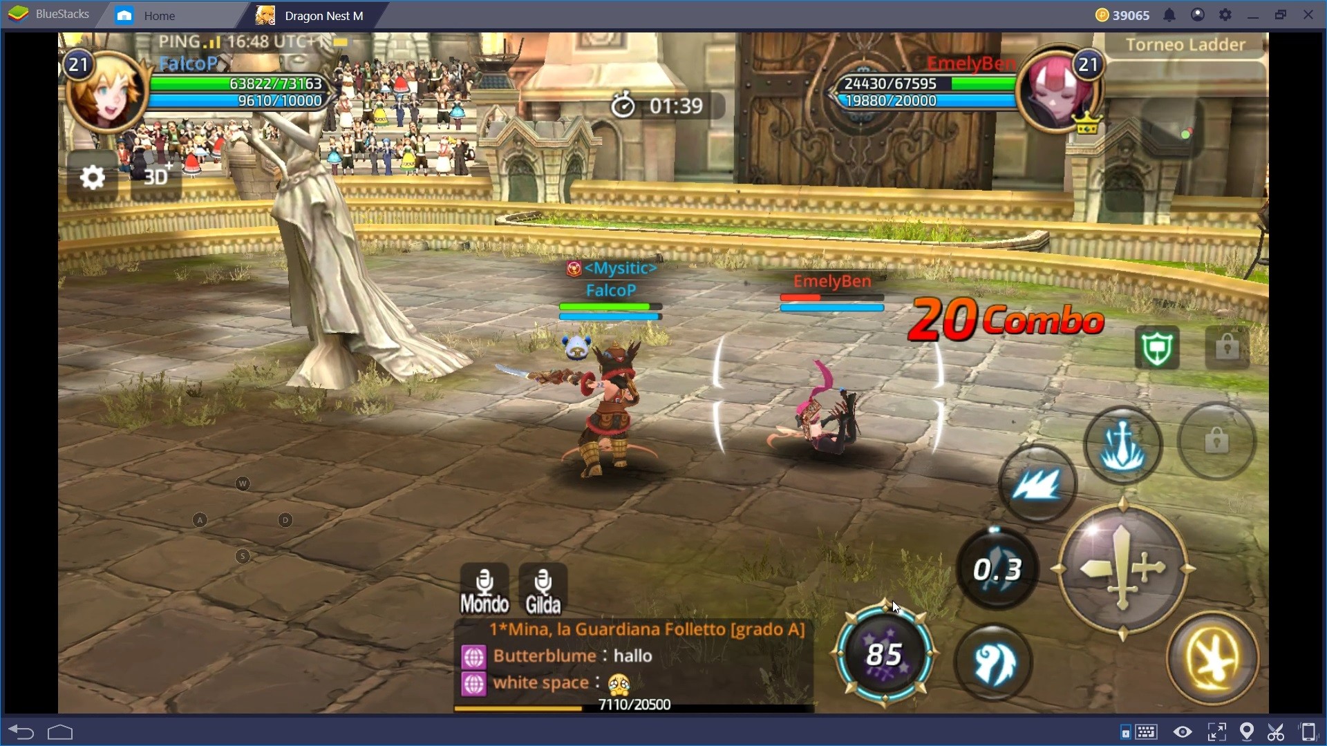 Dragon Nest M: Combattere nel PvE e PvP