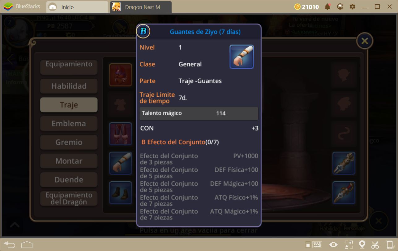 Aumentando tu Poder en Dragon Nest M