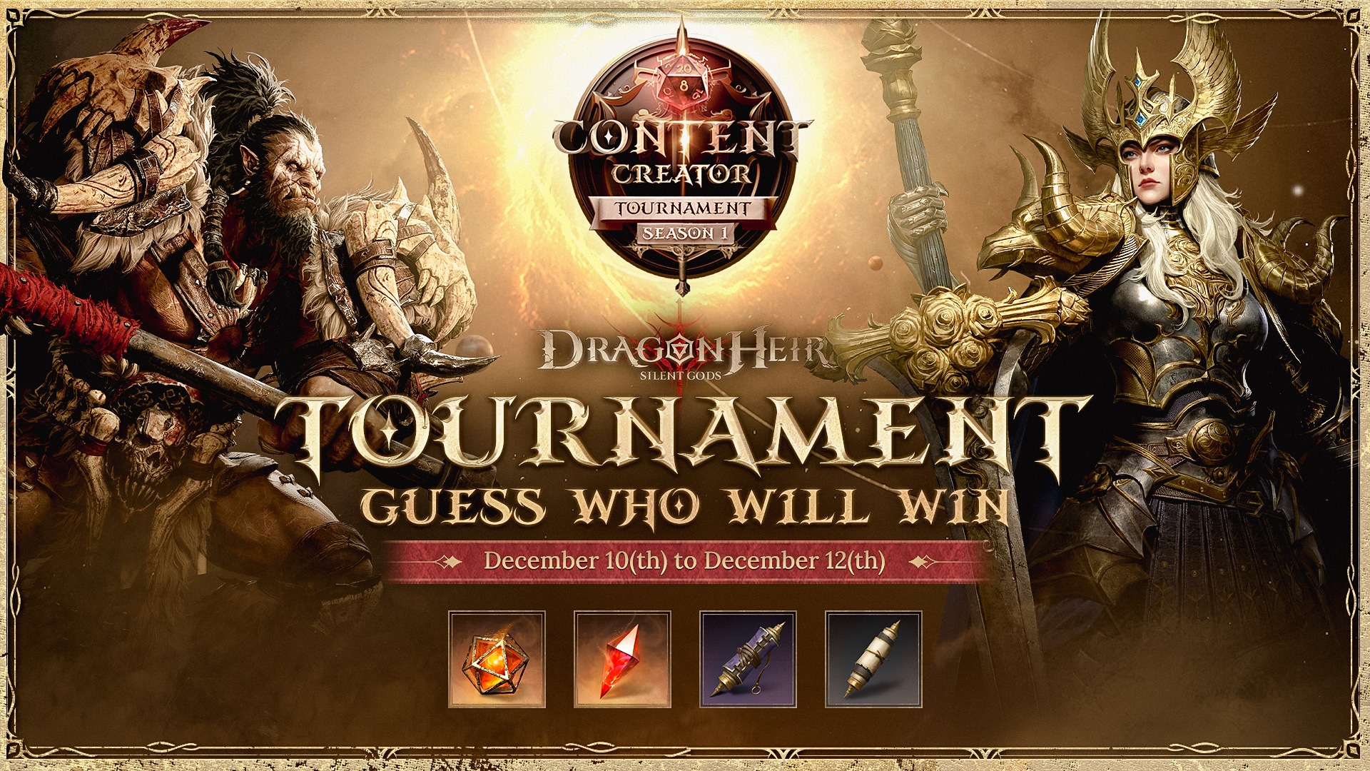 Dragonheir: Silent Gods Update - Join the Creator Tournament Showdown!