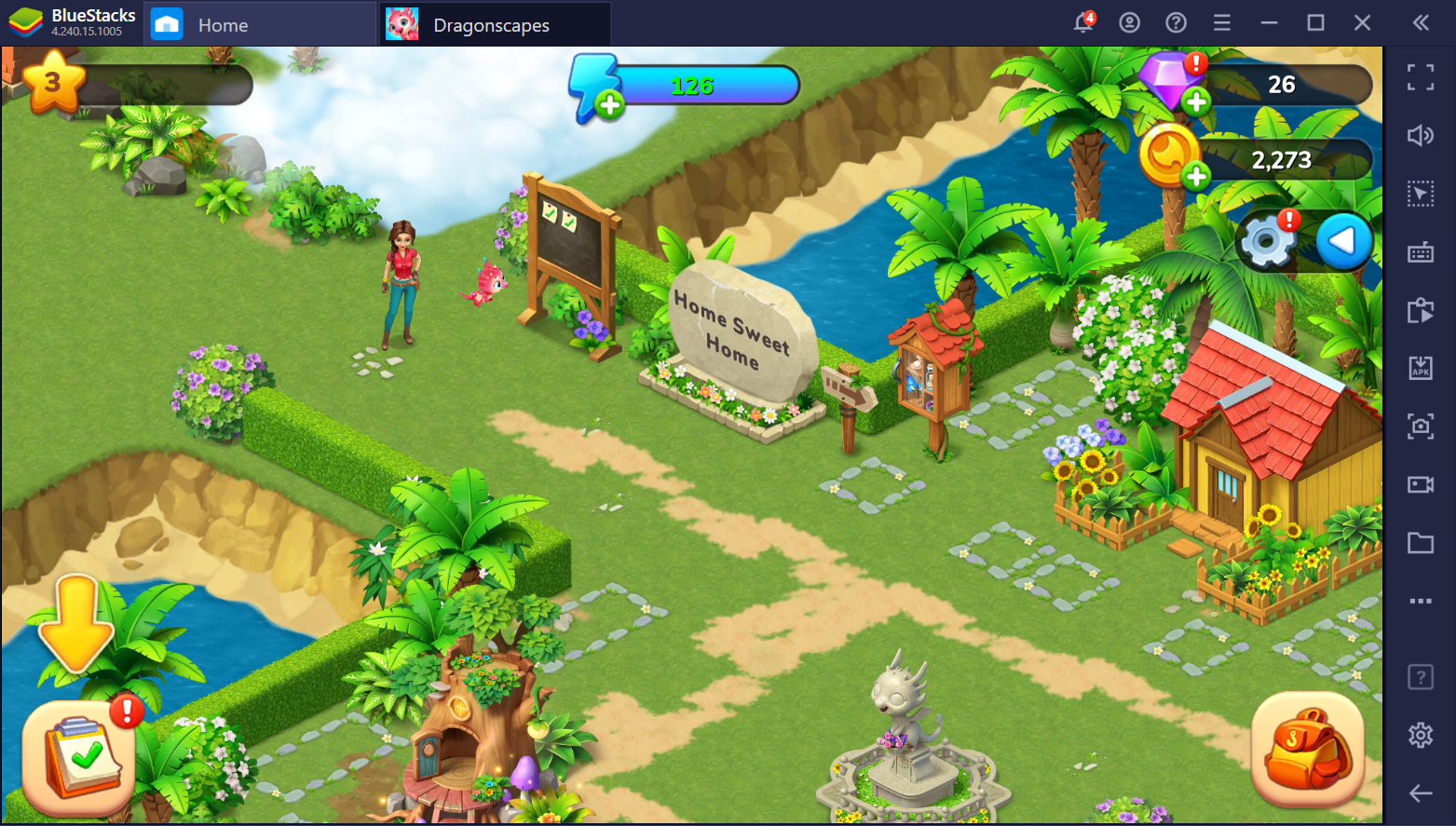Dragonscapes Adventure on PC with BlueStacks: A Fun and Relaxing Game with Dragons!
