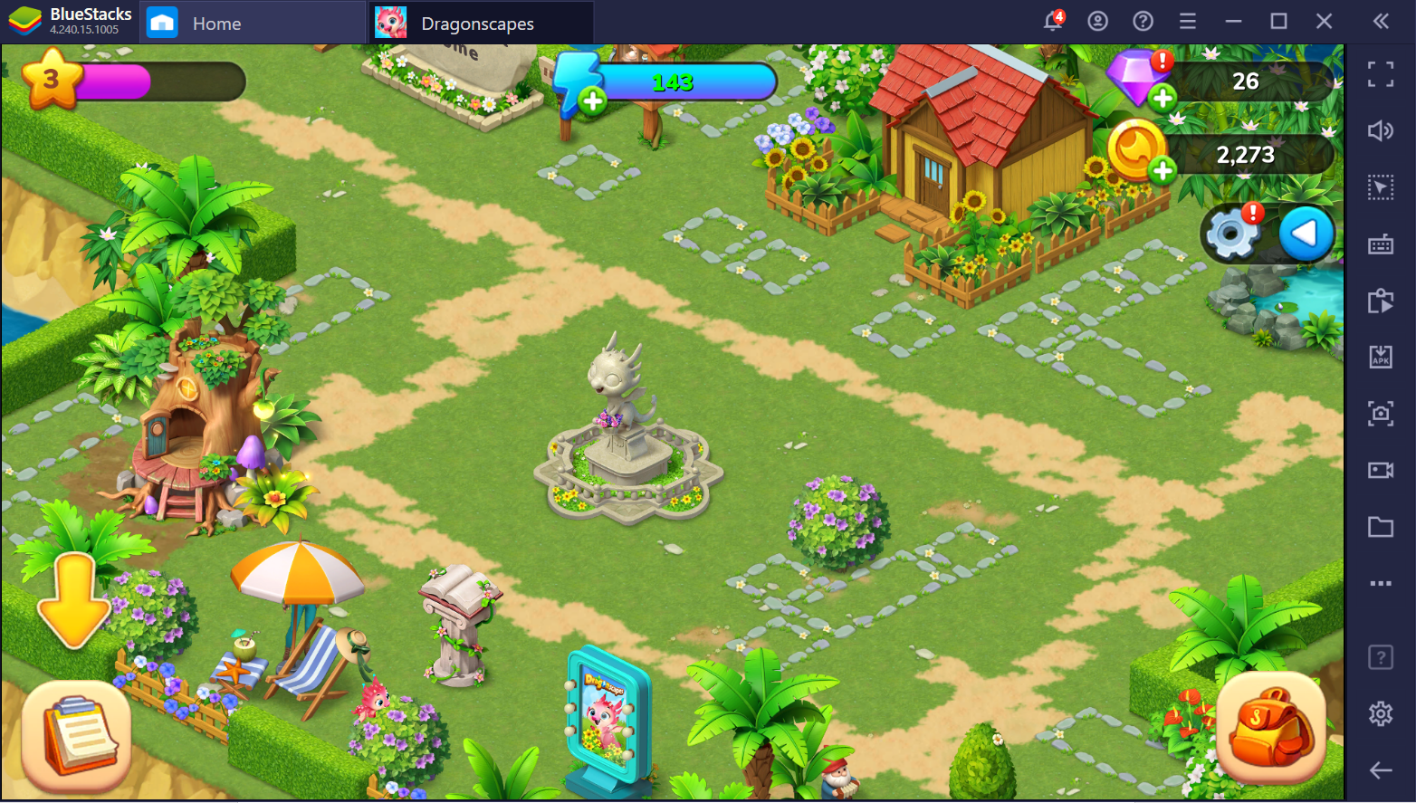 Dragonscapes Adventure on PC with BlueStacks: A Fun and Relaxing Game with Dragons!
