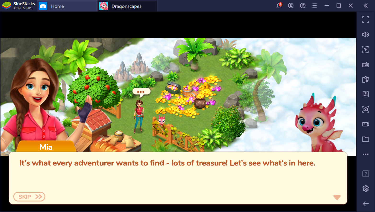 Dragonscapes Adventure on PC with BlueStacks: A Fun and Relaxing Game with  Dragons!