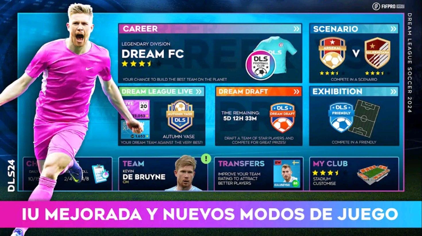Dream League Soccer 2024 sube en la clasificación con estos consejos y trucos