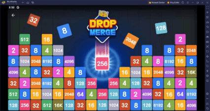 How to Play Drop Merge: Number Puzzle on PC with BlueStacks