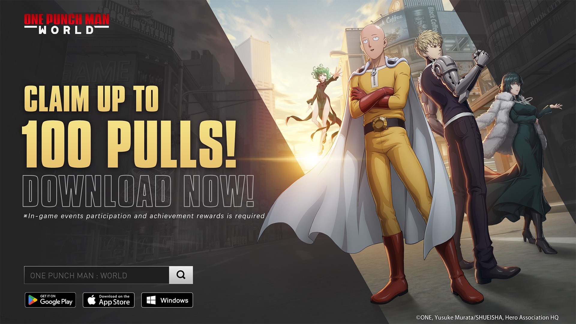 One Punch Man: World - Now live! Start an Exciting New Adventure with Thrilling New Gameplay!