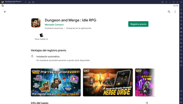 Cómo jugar a Dungeon and Merge: Idle RPG en PC con BlueStacks