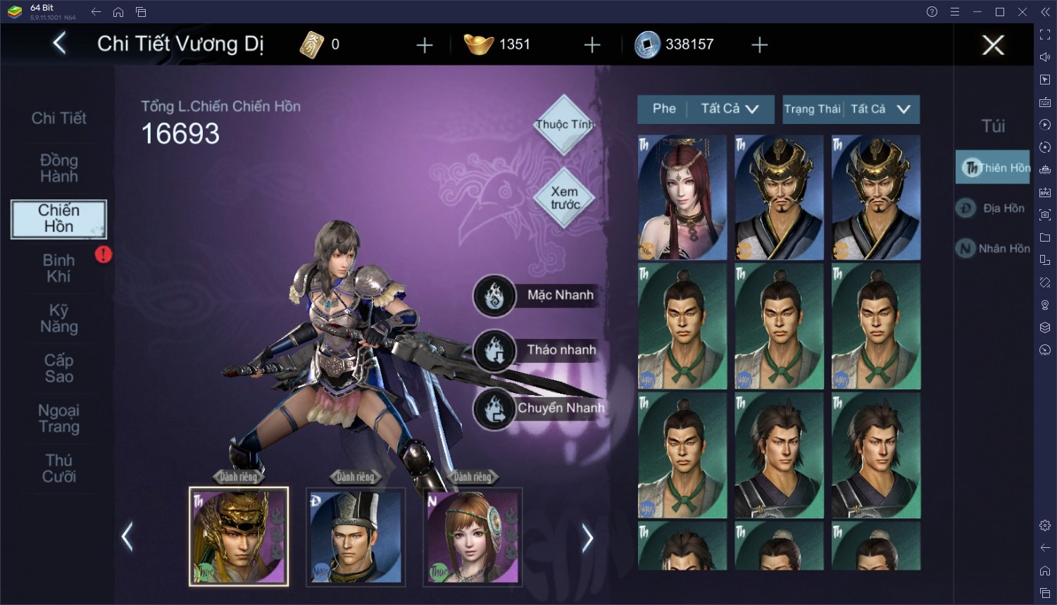 Dynasty Warriors: Overlords – Cẩm Nâng Nâng Cấp Nhân Vật