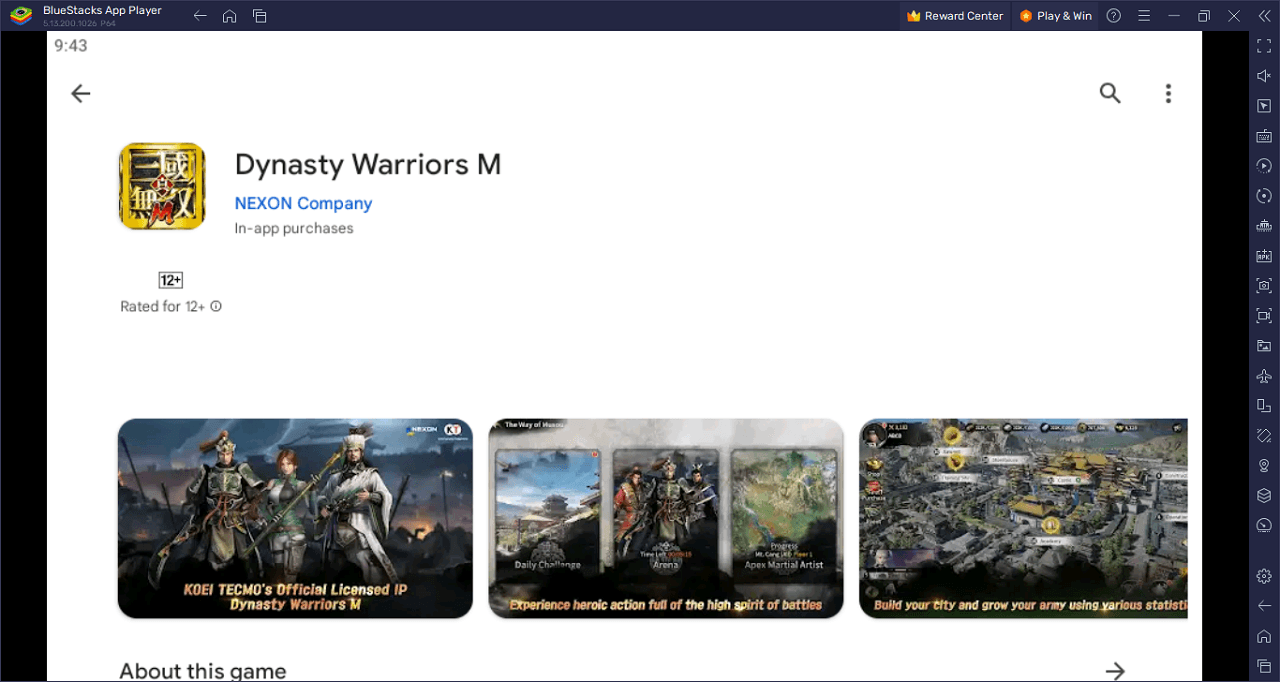 Cara Memainkan Dynasty Warriors M di PC Dengan BlueStacks