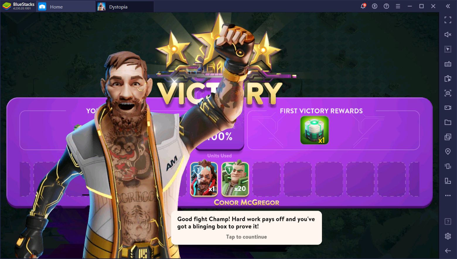 New Mobile Strategy Game ‘Dystopia’ Features UFC’s Conor McGregor as Guest Star