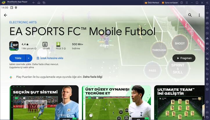 BlueStacks ile EA SPORTS FC Mobile Futbol PC Kurulum Rehberi
