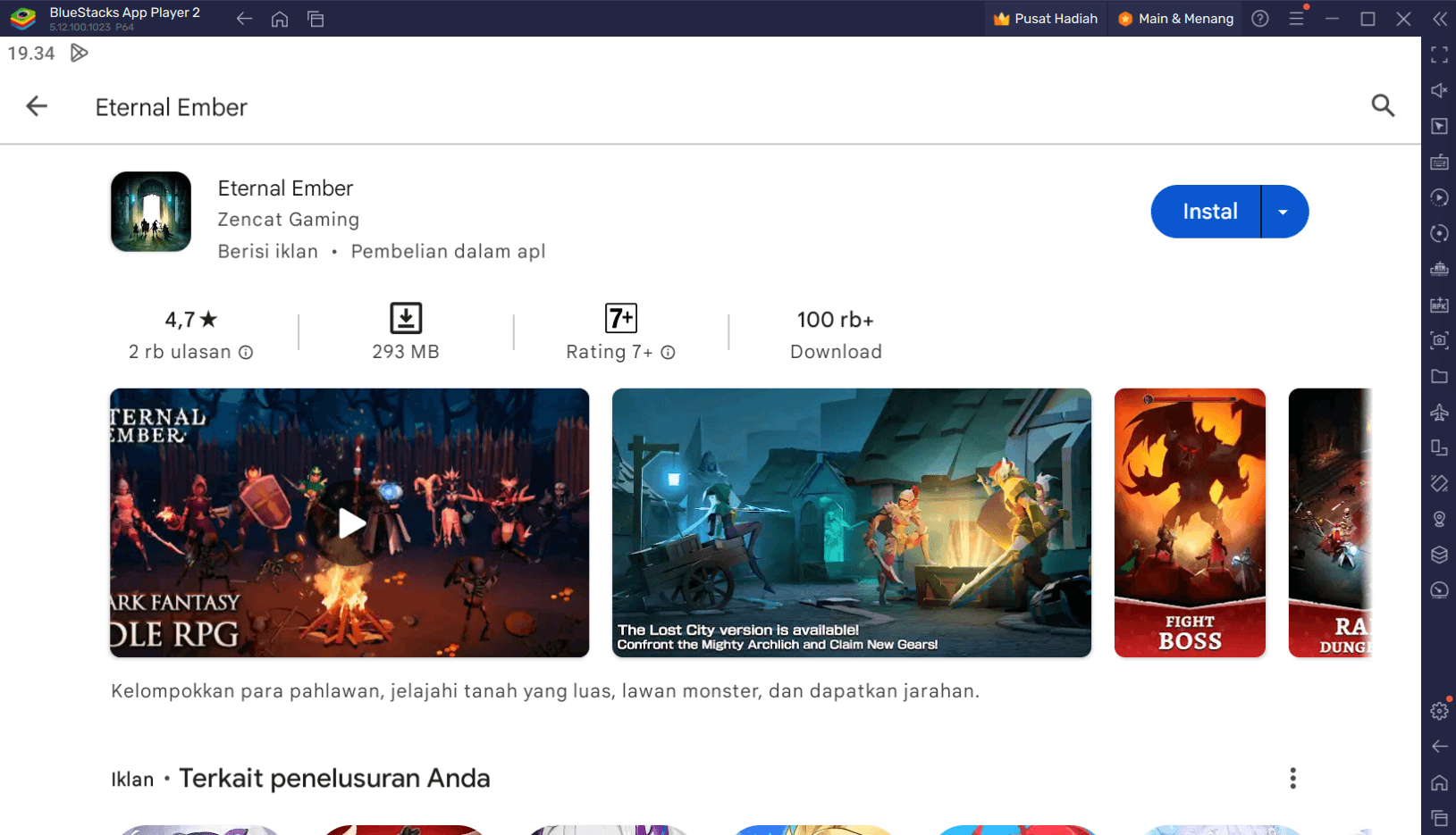 Bermain Eternal Ember di PC Dengan BlueStacks Jadi Jauh Lebih Menyenangkan!