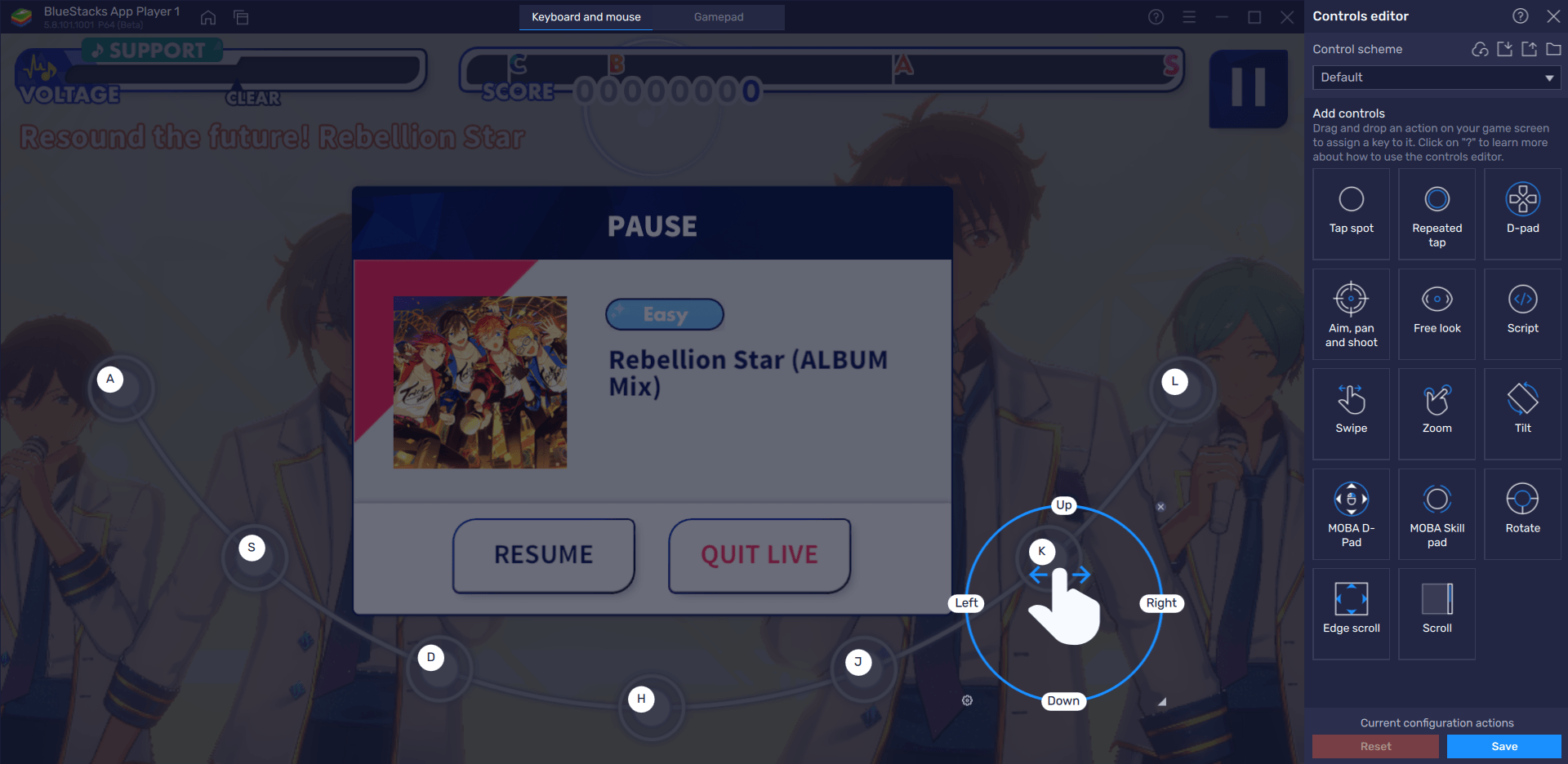 Comment Configurer les Contrôles dans BlueStacks pour Jouer à Ensemble Stars Music sur PC ou Mac