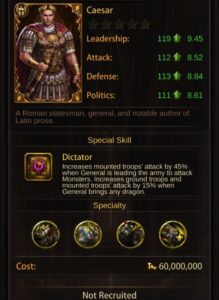 Evony: The King’s Return – Best Generals Tier List (2025)