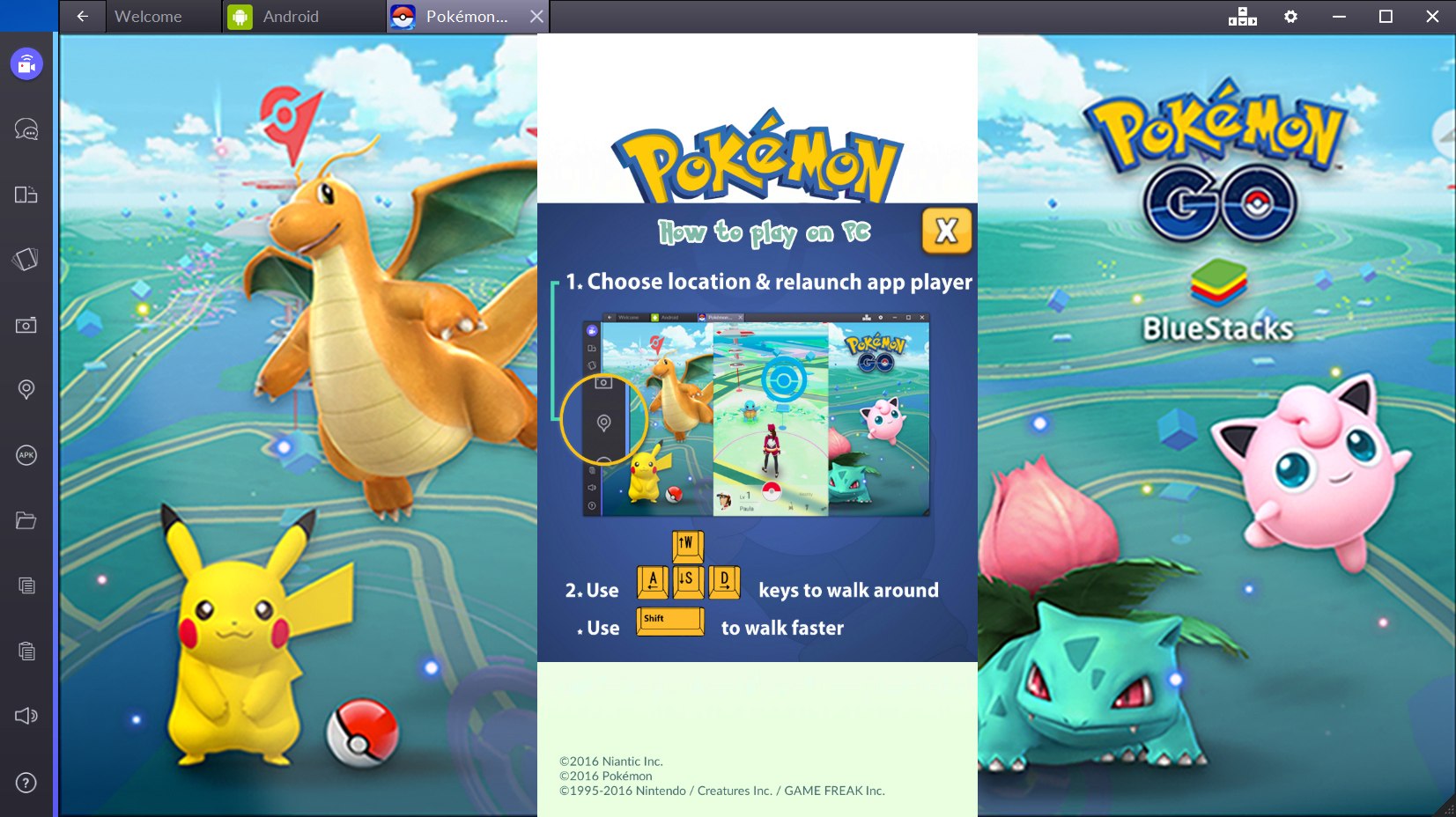 pokemon go pc version download