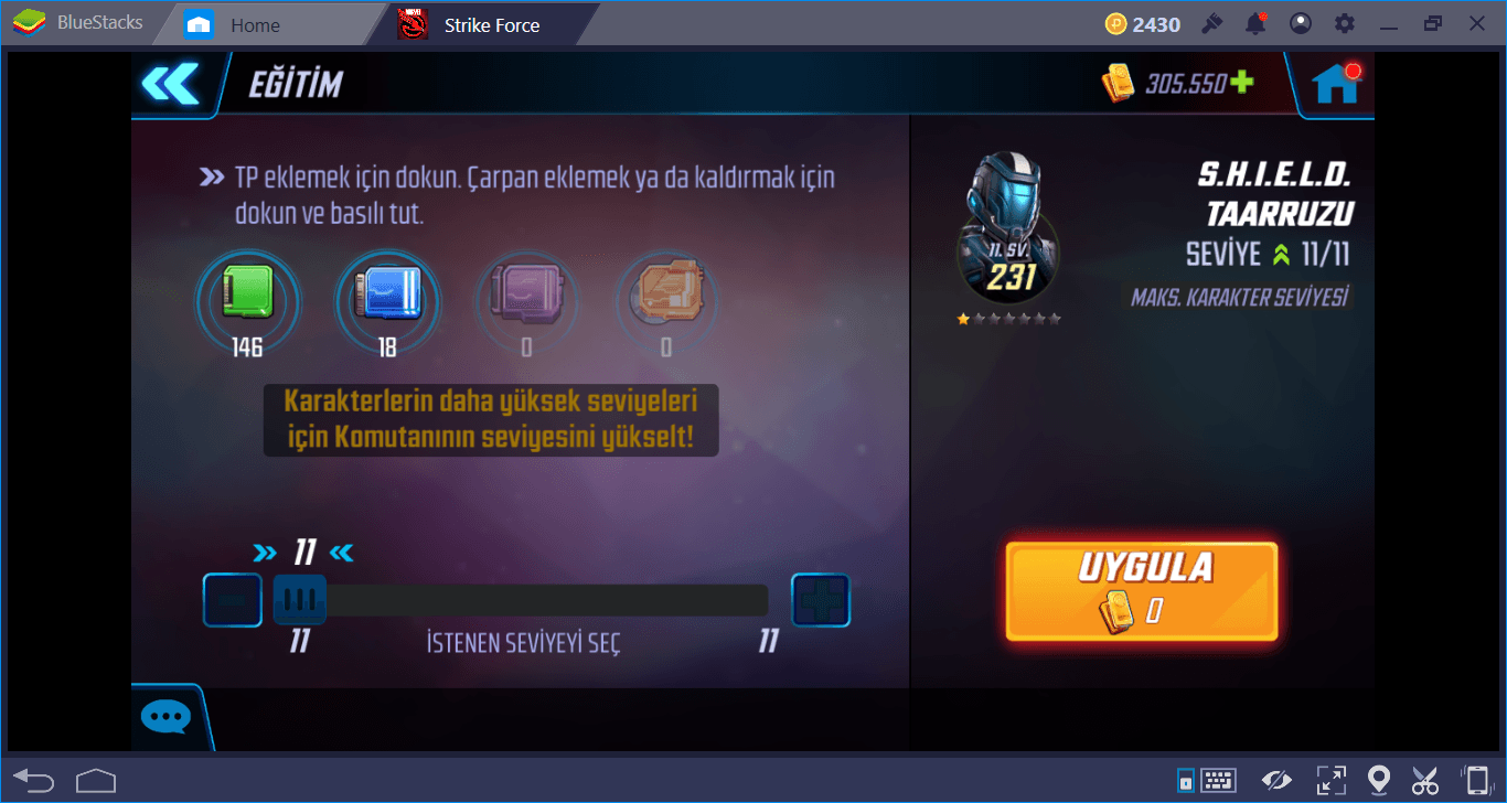 MARVEL Strike Force Seviye Atlama Rehberi