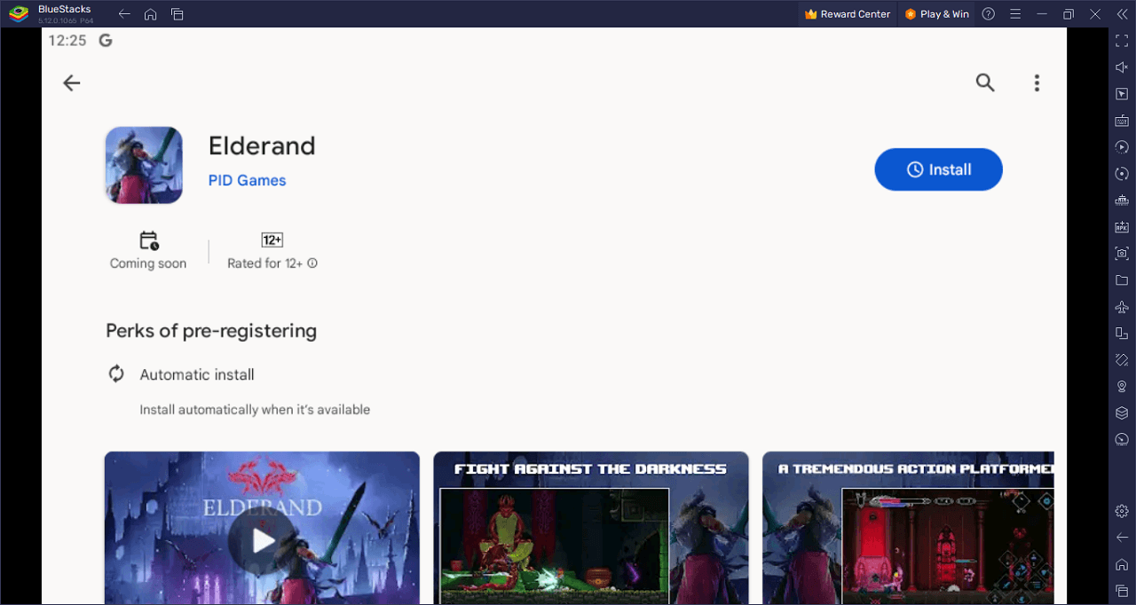 How to Play Elderand on PC With BlueStacks