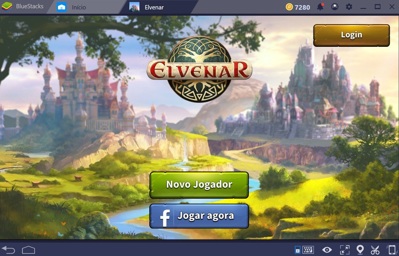 Instalando e configurando Elvenar com BlueStacks